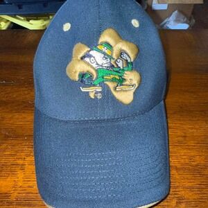 Notre Dame Fighting Irish hat - Blue Medium relaxed fit Cap
